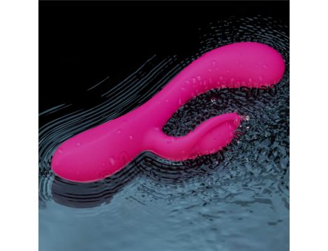 Wibrator króliczek silikonowy Lovetoy LAllure Swirl USB 20 cm - 13