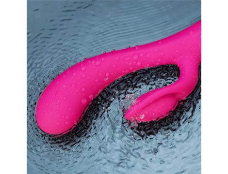 Wibrator króliczek silikonowy Lovetoy LAllure Swirl USB 20 cm - 12