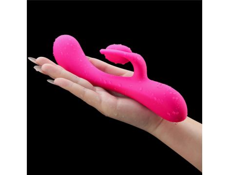 Wibrator króliczek silikonowy Lovetoy LAllure Swirl USB 20 cm - 16