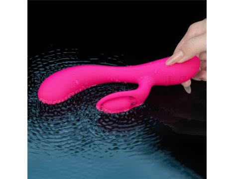 Wibrator króliczek silikonowy Lovetoy LAllure Swirl USB 20 cm - 14