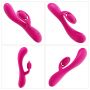 Wibrator króliczek silikonowy Lovetoy LAllure Swirl USB 20 cm - 16