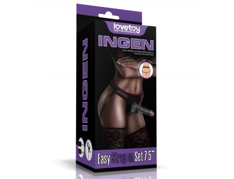 Easy Strapon Set Black - 4
