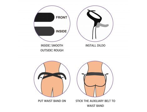 Easy Strapon Set Black - 15