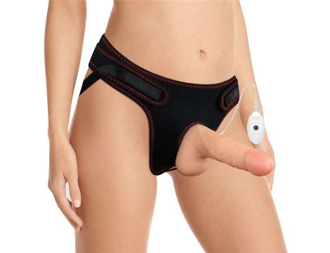 Vibrating Easy Strapon Set 7.0'' - 3