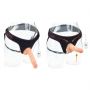 Vibrating Easy Strapon Set 7.5'' - 9