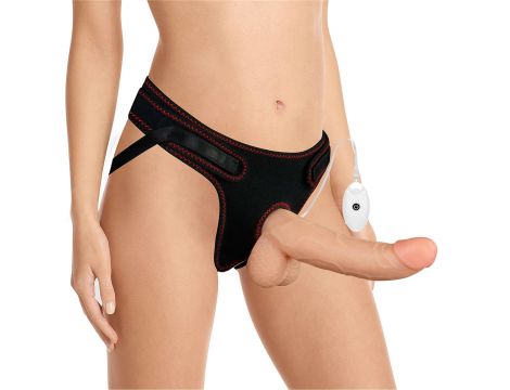 Vibrating Easy Strapon Set 8.5'' - 3