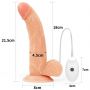 Vibrating Easy Strapon Set 8.5'' - 8