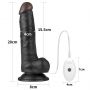 Vibrating Easy Strapon Set 7.5'' Black - 4