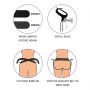 Vibrating Easy Strapon Set 7.5'' Black - 11