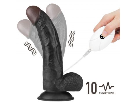 Vibrating Easy Strapon Set Black
