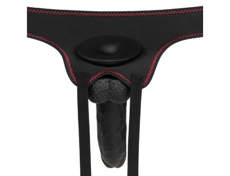 Vibrating Easy Strapon Set Black - 7