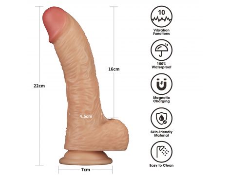 Vibrating Enhanced Strap on Set 8.5'' L/XL/2XL - 2