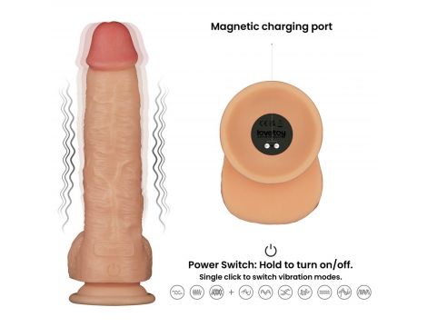Vibrating Enhanced Strap on Set 9.5'' XS/S/M