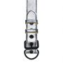 Bondage Fetish Metallic Pup Collar With Leash - 3