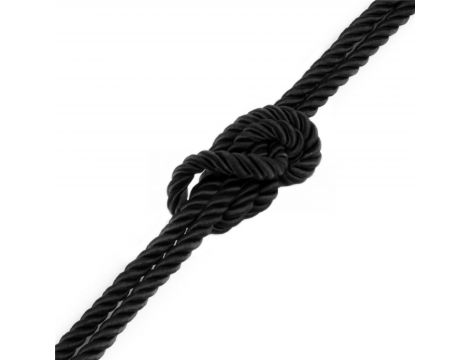 Rebellion Reign Ebony Silky Bondage Rope - 5