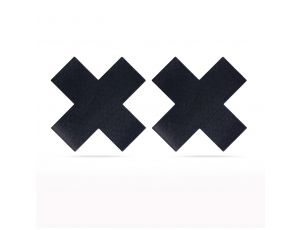 Cross Pattern Nipple Pasties (2 Pack)