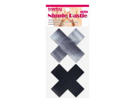 Cross Pattern Nipple Pasties (2 Pack) - 5