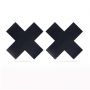 Cross Pattern Nipple Pasties (2 Pack) - 2