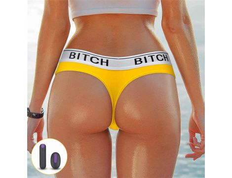 Bitch Vibrating Panties (24~27 inch waist) - 2