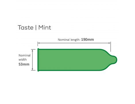 Prezerwatywy miętowe chłodzące Pasante Mint zielone 144 szt - 2