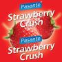 Prezerwatywy truskawkowe Pasante Strawberry Crush czerwone 144 szt - 3