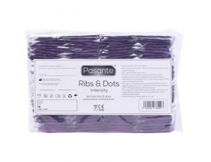 Prezerwatywy Pasante Ribs Dots Intensity prążkowane kropkowane 144 szt