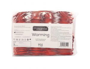 Prezerwatywy Pasante Warming rozgrzewające żebrowane 144 szt
