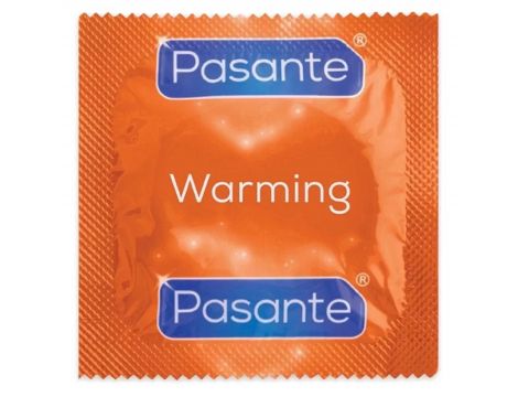Prezerwatywy Pasante Warming rozgrzewające żebrowane 144 szt - 2
