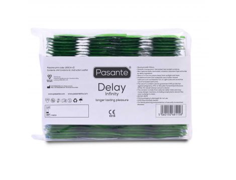 Pasante Delay/Infinity Condoms Bulk Packs 144 pcs - 2