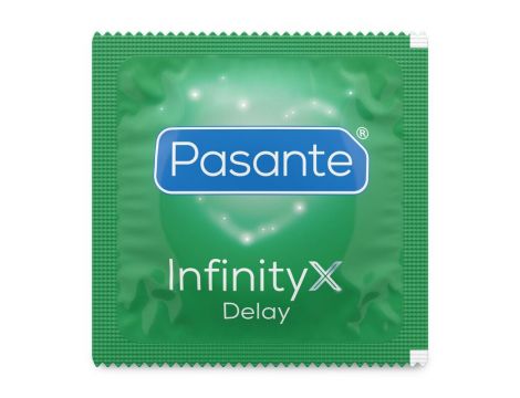 Prezerwatywa opóźniająca Pasante Infinity X Delay naturalna 19 cm 1 sztuka - 4