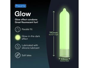 Pasante Glow Condoms 3 pcs