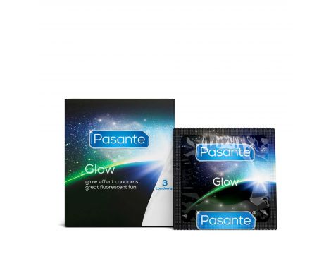 Pasante Glow Condoms 3 pcs - 2