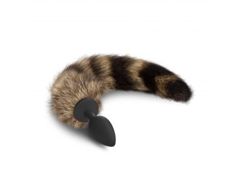 Korek analny silikonowy z ogonem Crushious 36 cm