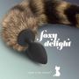 Korek analny silikonowy z ogonem Crushious 36 cm - 5