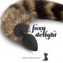 Korek analny silikonowy z ogonem Crushious 36 cm - 7