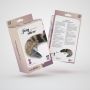 Srebrny metalowy korek analny z ogonem Crushious 6 cm - 7