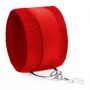 TOUGH LOVE VELCRO HANDCUFFS WITH EXTRA 40CM CHAIN CRUSHIOUS RED - 6