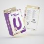 Dildo podwójne Double Trouble Crushious fioletowe 27 cm - 7