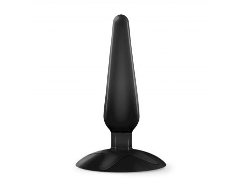 Korek analny piramidowy Crushious Olly czarny 11 cm - 2