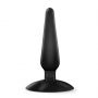 Korek analny piramidowy Crushious Olly czarny 11 cm - 3