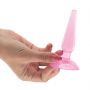 Korek analny Jolly Crushious piramidowy różowy 11 cm - 4