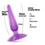 Korek analny piramidowy Jolly Crushious liliowy 11 cm - 6