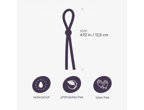 Pierścień erekcyjny Crushious Billy regulowany silikonowy 12,5 cm - 5
