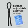 Pierścień erekcyjny Crushious Billy regulowany silikonowy 12,5 cm - 5