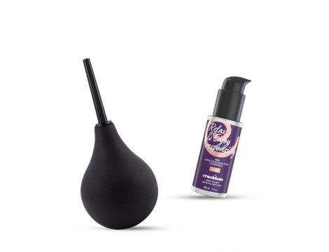 Irygator analny Crushious Douche Go 90ml z lubrykantem 50ml - 3