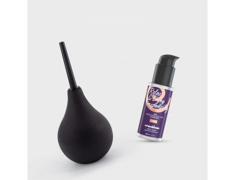 Irygator analny Crushious Douche Go 90ml z lubrykantem 50ml - 5