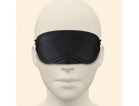 2 SATIN BLINDFOLDS CRUSHIOUS BLACK & RED - 2
