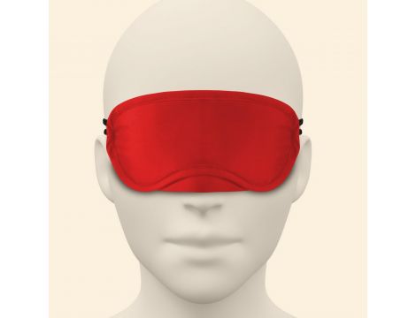 2 SATIN BLINDFOLDS CRUSHIOUS BLACK & RED - 6