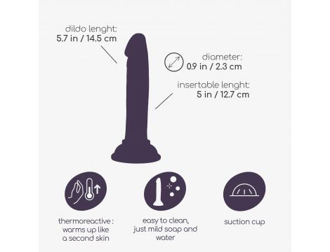 Dildo realistyczne Crushious Stan PVC 14 5 cm - 5