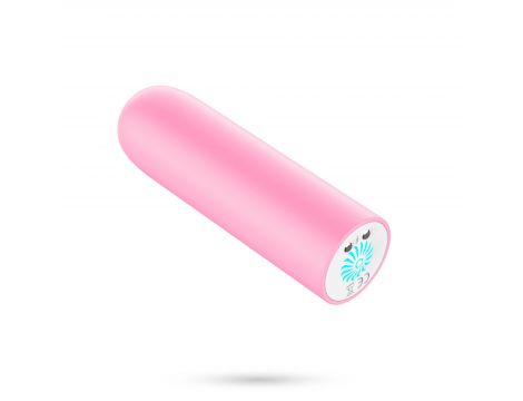 Mini wibrator Quackers Crushious różowy USB 8,6 cm